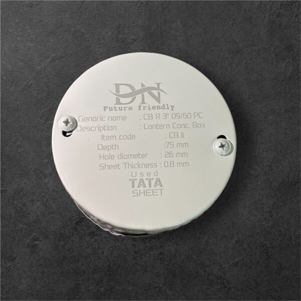 concealed round box